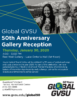 Global GVSU 50th Anniversary Gallery Reception
